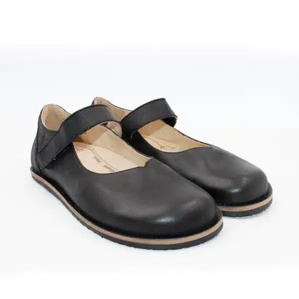 Pololo Barfußschuh Ballerina „Alma“ von Martin Natur – schwarz