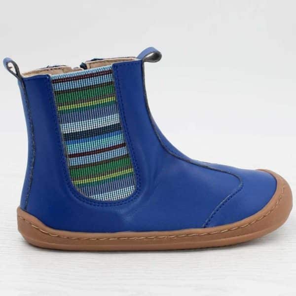 Pololo Barfußschuh Chelsea Aus Kaktusleder Blau (vegan)