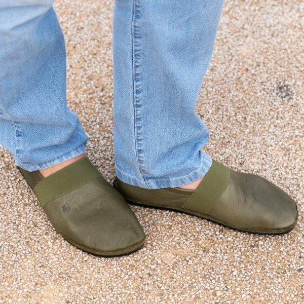 Pololo Barfußschuh Für Große Kinder Und Erwachsene “MN-Apache” Grün