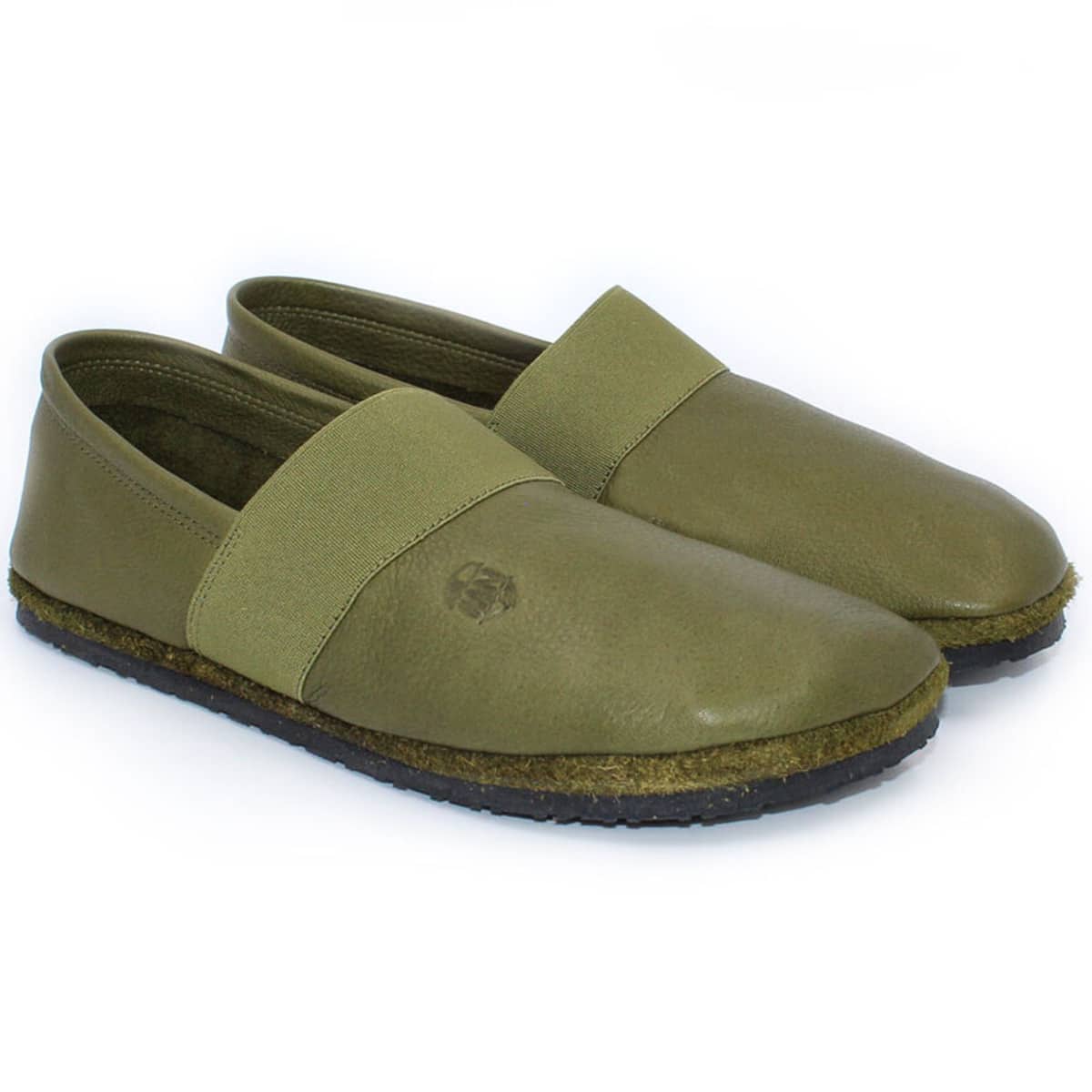 Pololo Barfußschuh für große Kinder und Erwachsene “MN-Apache” grün