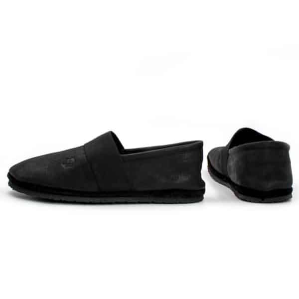 Pololo Barfußschuh Für Große Kinder Und Erwachsene “MN-Apache” Schwarz