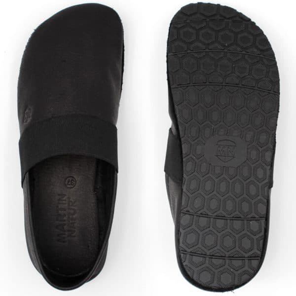Pololo Barfußschuh Für Große Kinder Und Erwachsene “MN-Apache” Schwarz