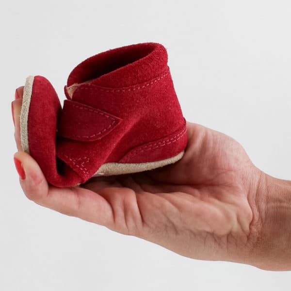 Pololo Für Die Ersten Schritte – “Porto” Der Barfuß Kleinkindschuh Rot