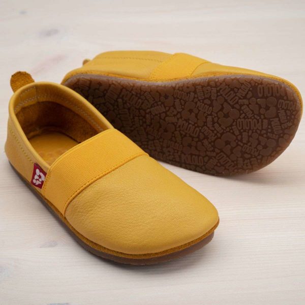 Pololo Outdoor Barfußschuh “Elastico” Gelb Mit Gummisohle – Restgrößen 30-34
