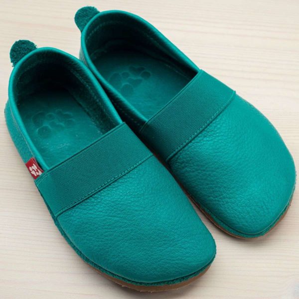 Pololo Outdoor Barfußschuh “Elastico” Türkis mit Gummisohle – Restgrößen