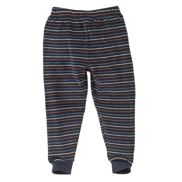 Pololo People Wear Organic Frottée- Pyjama, Bunt Geringelt, Aus 100% Baumwolle (Bio)