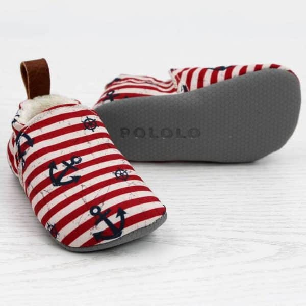 Pololo Barfuß Hausschuh Anker