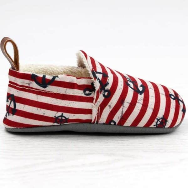 Pololo Barfuß Hausschuh Anker