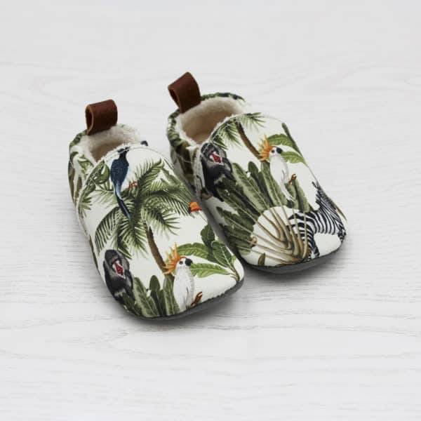 Pololo Barfuß Hausschuh Dschungel