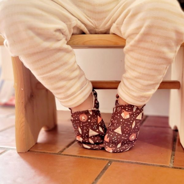 Pololo Barfuß Hausschuh Fuchs