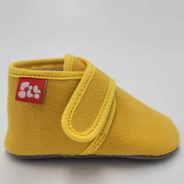 Pololo Barfuß Hausschuh Mit Klettverschluss – Gelb