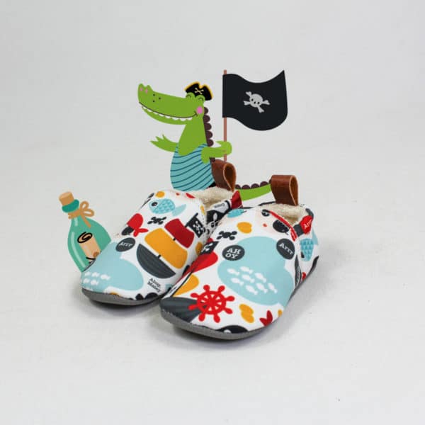 Pololo Barfuß Hausschuh Pirat