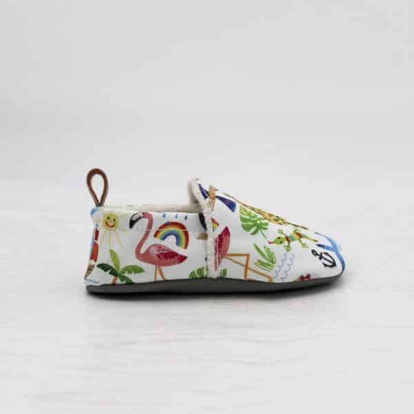 Pololo Barfuß Hausschuh Tiere