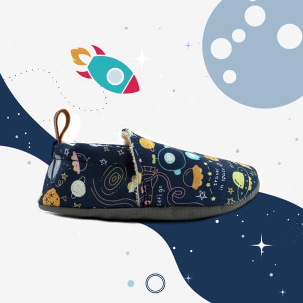 Pololo Barfuß Hausschuh Universum