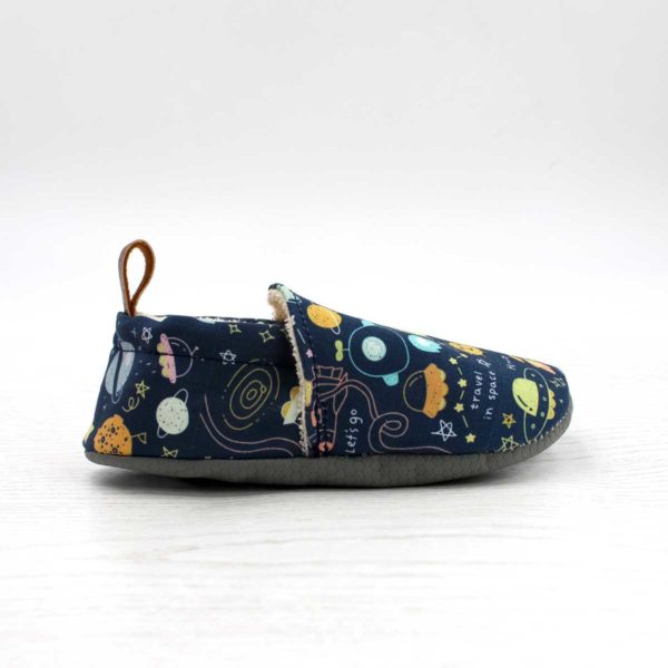 Pololo Barfuß Hausschuh Universum