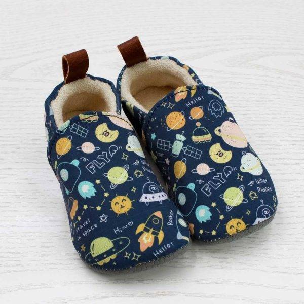 Pololo Barfuß Hausschuh Universum