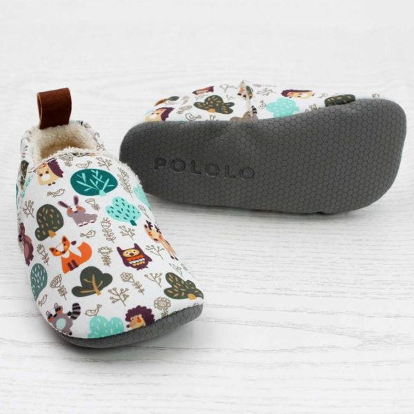 Pololo Barfuß Hausschuh Wald