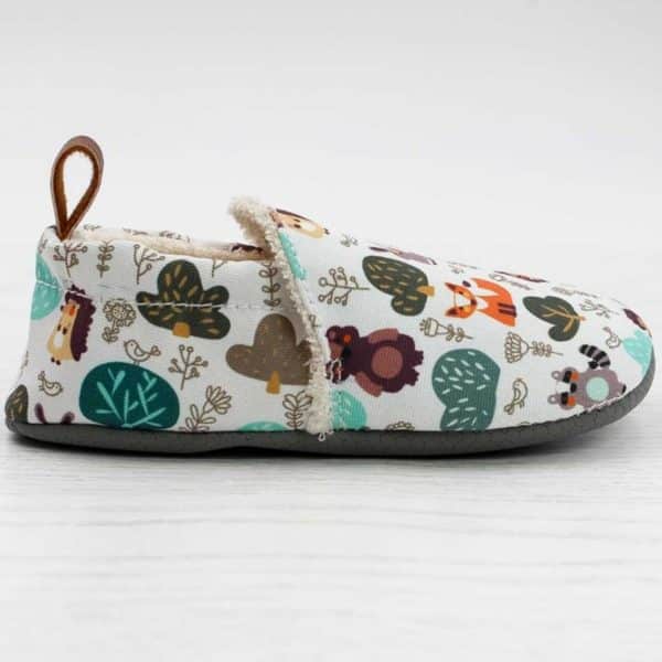 Pololo Barfuß Hausschuh Wald