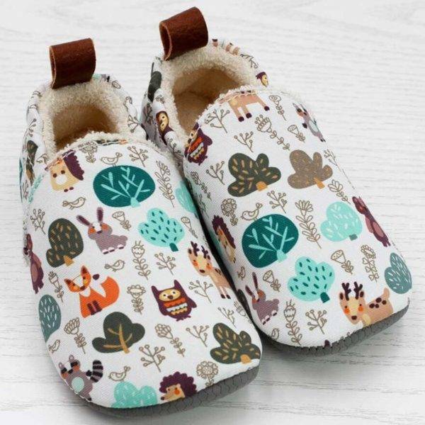 Pololo Barfuß Hausschuh Wald