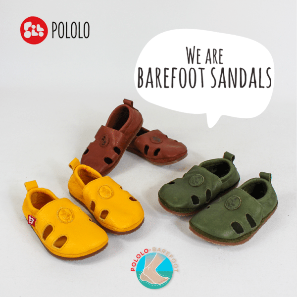 Pololo Barfuß Sandale “Sommer” Grün
