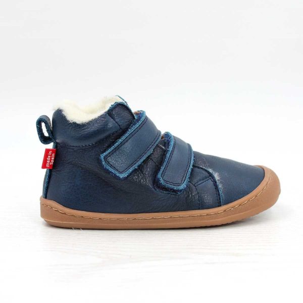 Pololo Barfuß Winterstiefel Blau