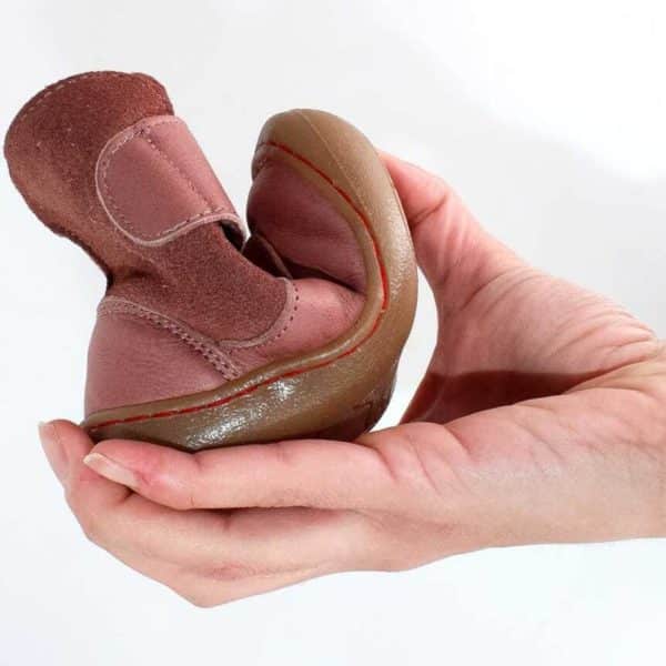 Pololo Barfußschuh Chelsea Leder Lila