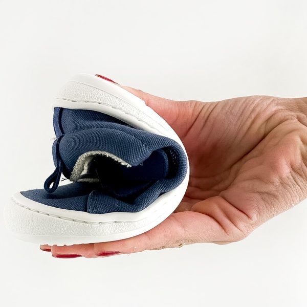 Pololo Baumwoll Barfuß Sneaker Blau