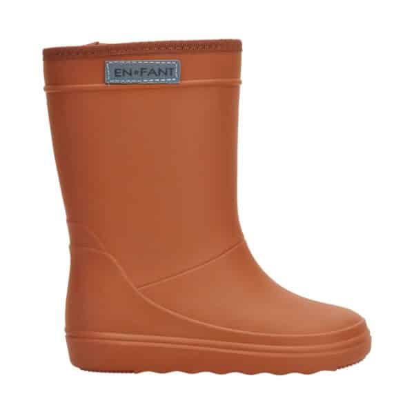 Pololo Gummistiefel EnFant Gefüttert Braun 20-30