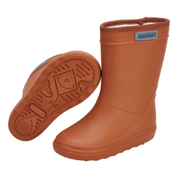 Pololo Gummistiefel EnFant Gefüttert Braun 20-30