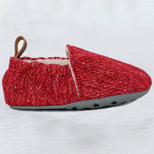 Pololo Hausschuhe Aus Recy. Textilien Rot