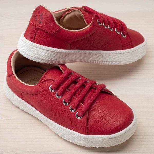 Pololo Leder-Sneaker Rot