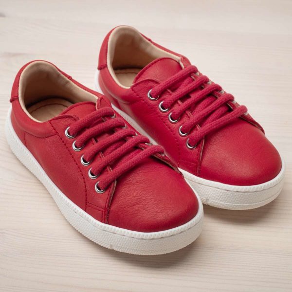 Pololo Leder-Sneaker Rot