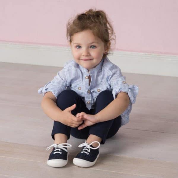 Pololo “Pepe” Baumwoll-Sneaker Blau