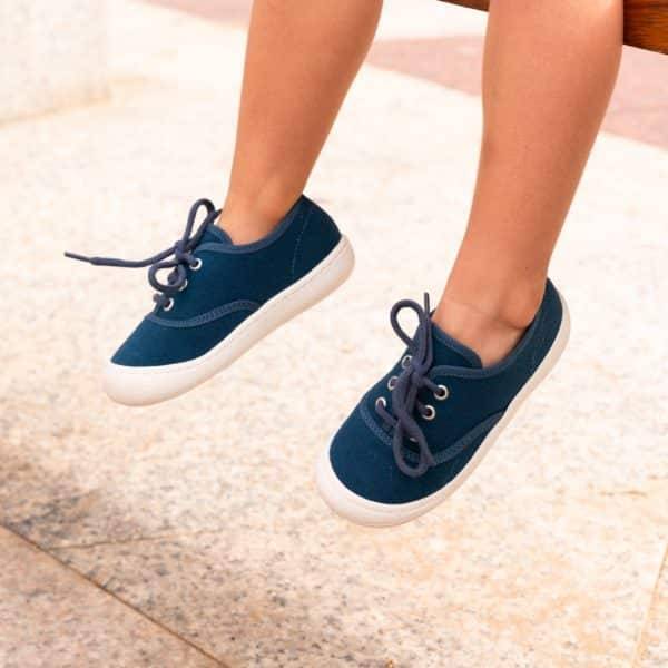 Pololo “Pepe” Baumwoll-Sneaker Blau