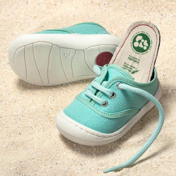 Pololo “Pepe” Baumwoll-Sneaker Türkis