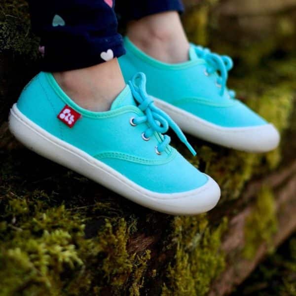 Pololo “Pepe” Baumwoll-Sneaker Türkis