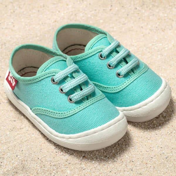 Pololo “Pepe” Baumwoll-Sneaker türkis