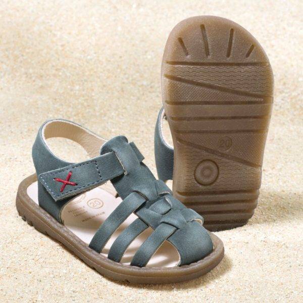 Pololo Sandale Fiesta Grau – Restpaare In Größe 20