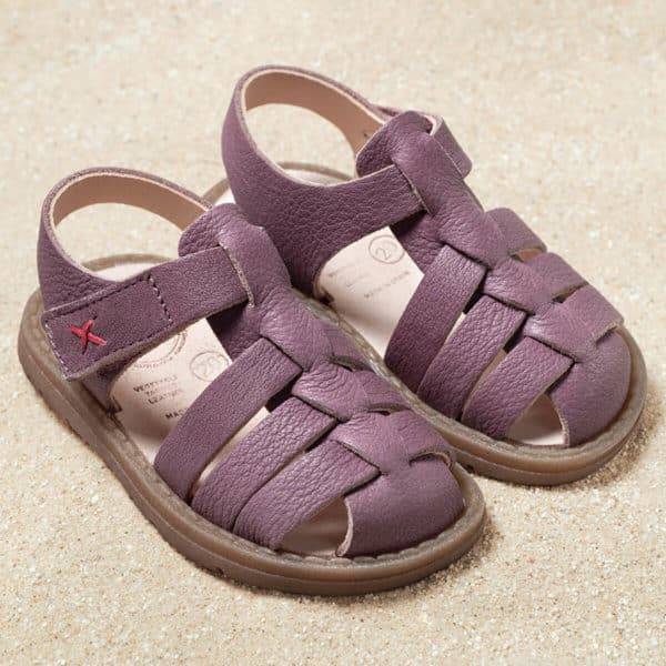 Pololo Sandale Fiesta Lila – Restpaare in Größe 20