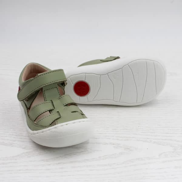 Pololo Sandale Verano Hellgrün Vegan