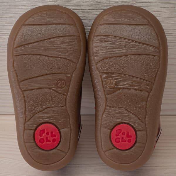 Pololo Sneaker Mini Leder Rot