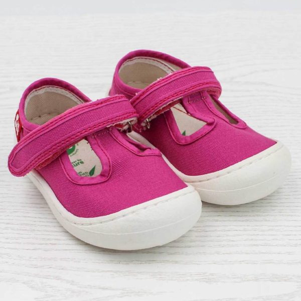 Pololo T-Bar Baumwollsandale “Arena” Pink