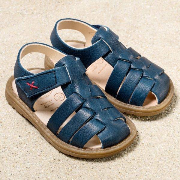 Pololo Sandale Fiesta Blau- Restpaare in Größe 20 & 21