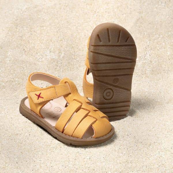 Pololo Sandale Fiesta Gelb – Restpaare In Größe 20 & 21