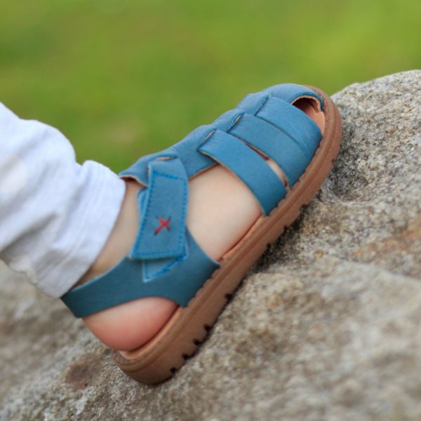 Pololo Sandale Fiesta Hellblau – Restpaare In Größe 20 & 21