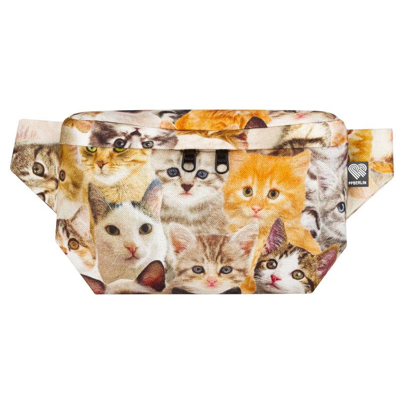 PP Berlin Bauchtasche Eckig, Canvas Stoff Mit Motiv, Damen Herren Unisex