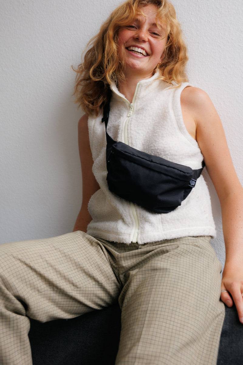 PP Berlin Bauchtasche Eckig, Ripstop Stoff, Damen Herren Unisex