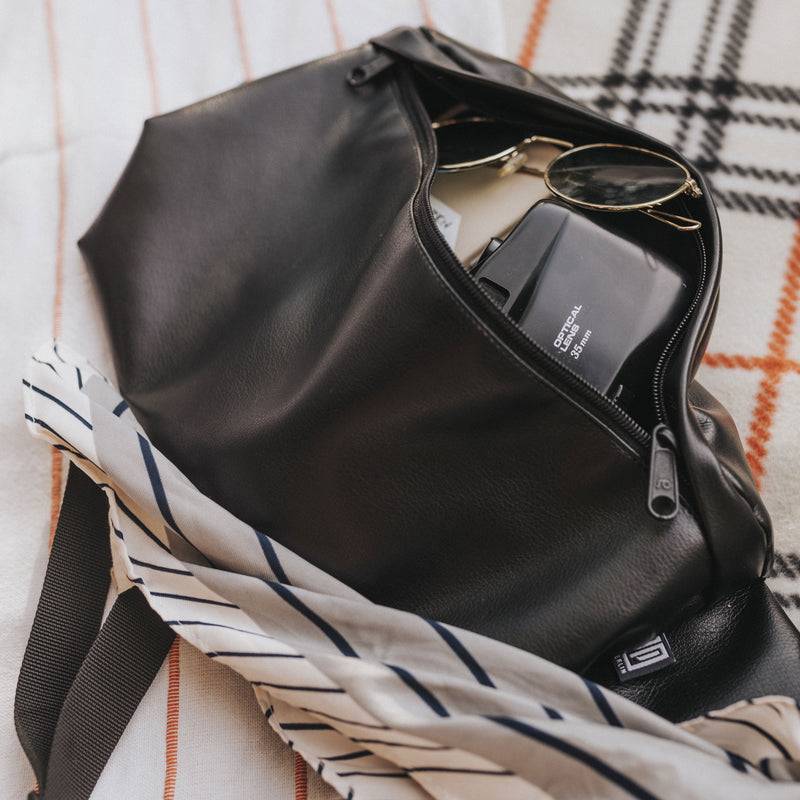 PP Berlin Bauchtasche Groß, Kunstleder, Damen Herren Unisex