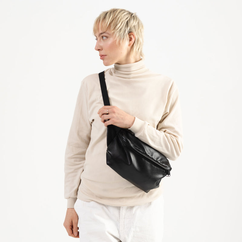 PP Berlin Bauchtasche Groß, Kunstleder, Damen Herren Unisex