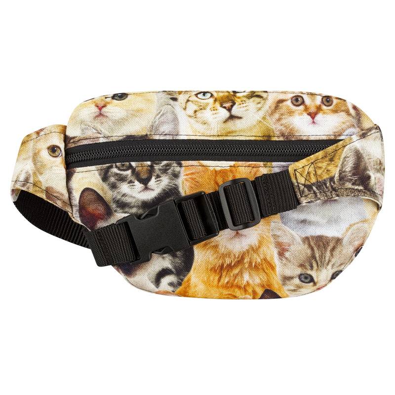 PP Berlin Bauchtasche Klassisch, Canvas Stoff Mit Motiven, Damen Herren Unisex